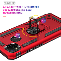 Pancerz pierścień stojak telefon pokrywa dla Xiaomi Redmi 9C NFC 9 9A uwaga 11 10 Pro 9 Pro Redmi 9c Redmi9 TPU zderzak odporny na wstrząsy Shell Case 3